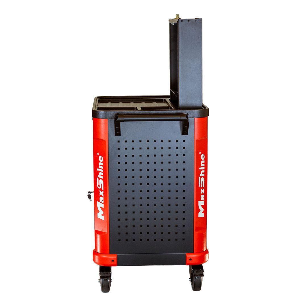 Auto Detailing Cart with Power Strip by MaxshineUSA