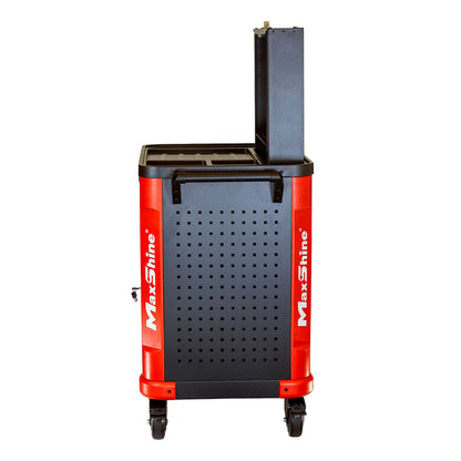 Auto Detailing Cart with Power Strip by MaxshineUSA