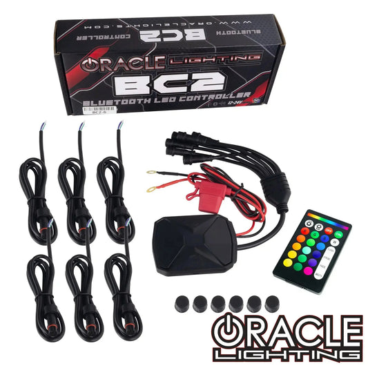 ORACLE BC2 Bluetooth ColorSHIFT RGB LED Controller - 6 Output Wireless App Control by ORACLE Lighting