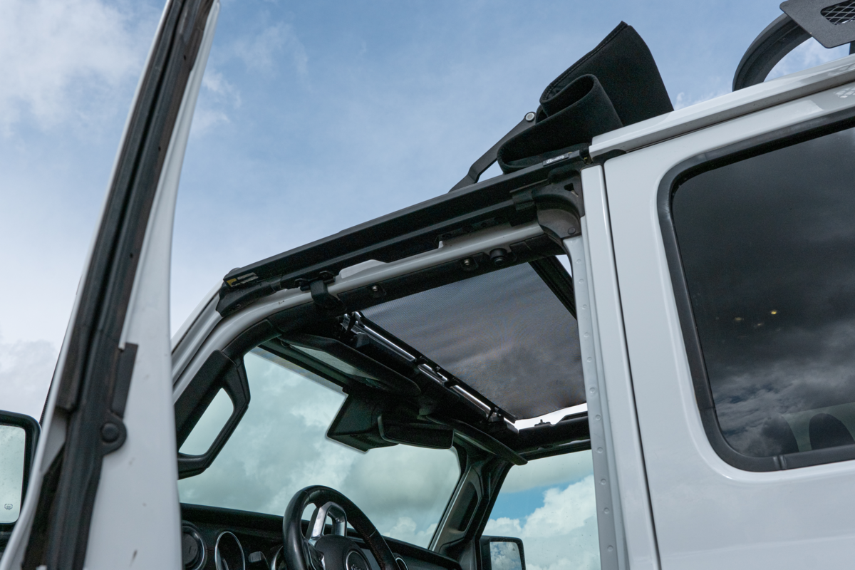 SunScreen - Jeep '18-26 Wrangler JL; '20-26 Gladiator (For Sunrider for Hardtop) by Bestop