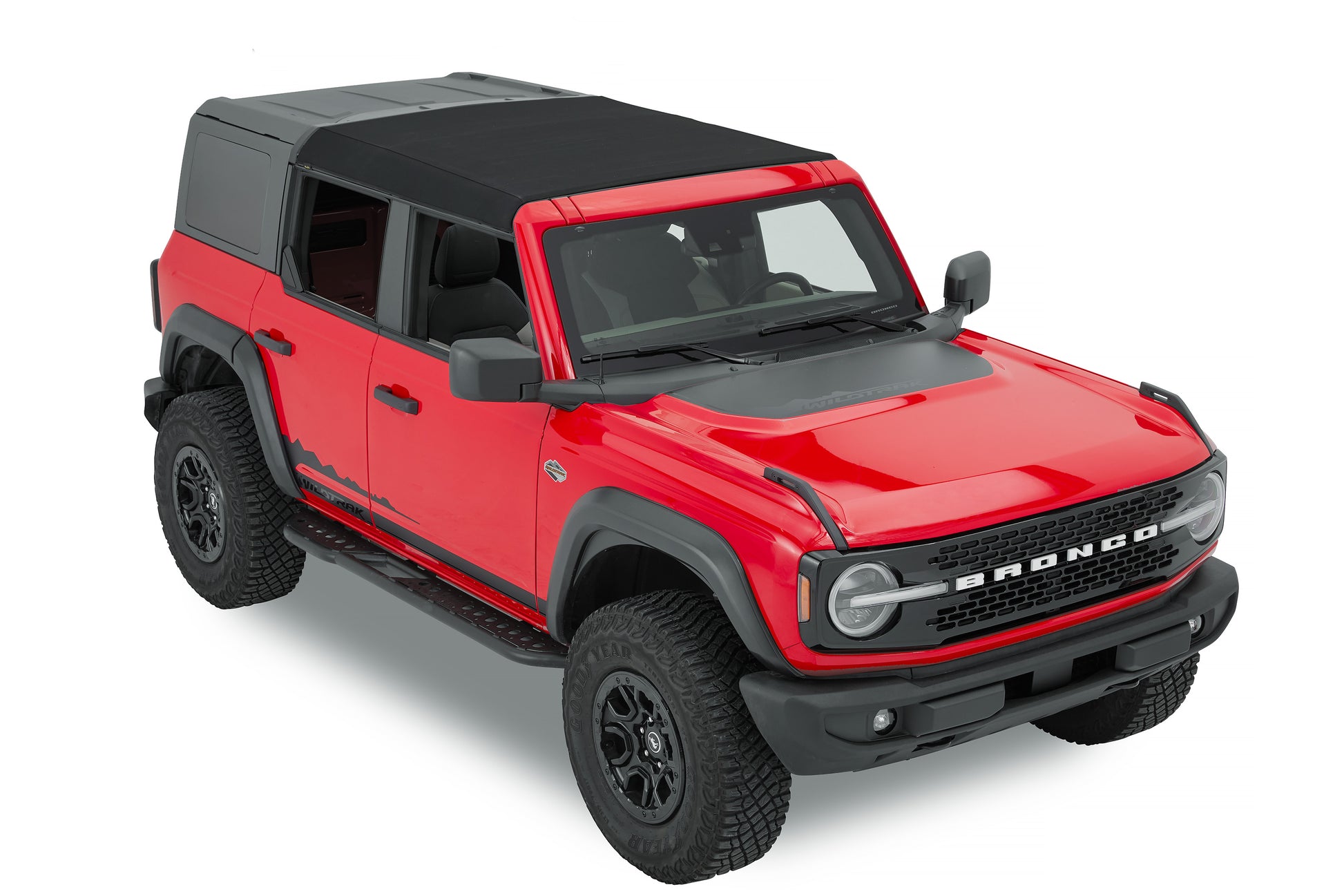 Skyrider for Hardtop - '21-26 Bronco 4-Door (Premium Black Twill) by Bestop