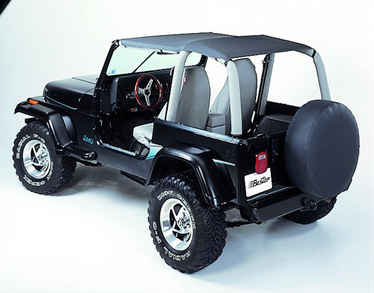 Strapless Safari Bikini - Jeep '92-95 Wrangler YJ (Black Denim) by Bestop