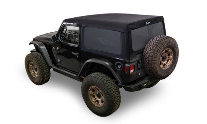 Supertop(R) Glide - Jeep 2018-26 Wrangler JL; 2-Door (Squareback, Black Diamond) by Bestop
