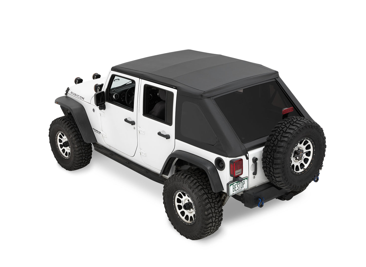 Ascent - Jeep '07-18 Wrangler JK 4-Door (Black Diamond) by Bestop
