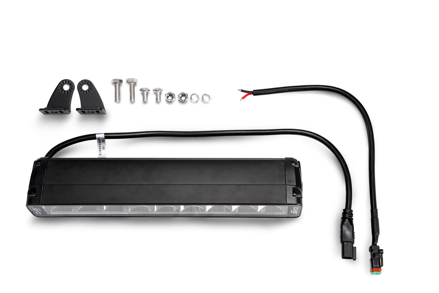UNVL 13in. HIGH PROFILE LED LIGHT BAR w/ FLOOD/SPOT COMBO PATTERN/SIDE MOUNTS by DV8 Offroad