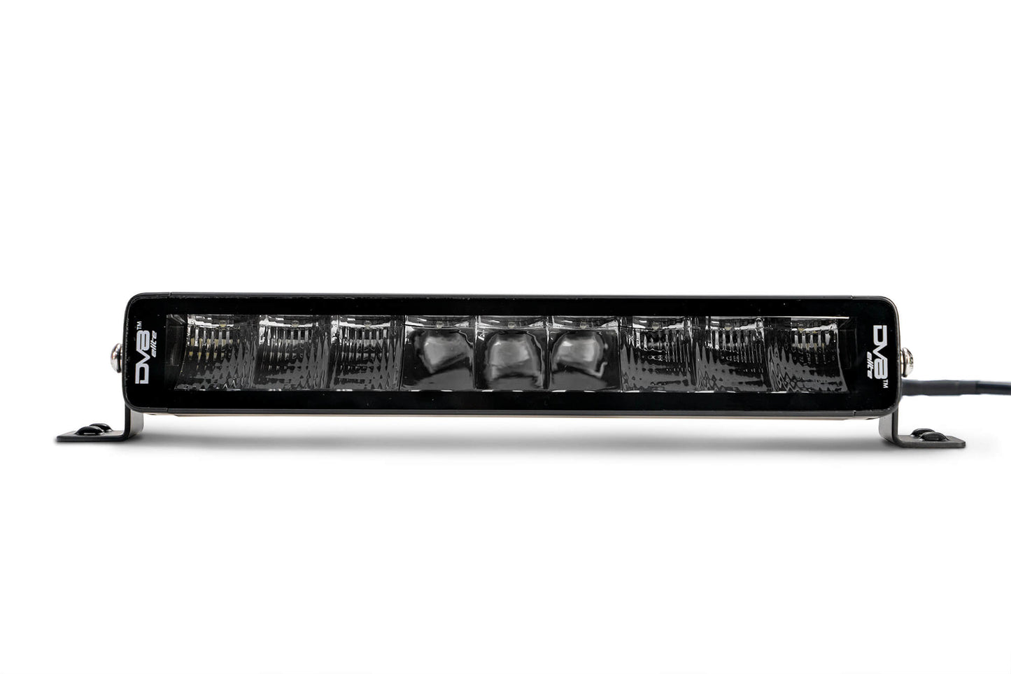 UNVL 13in. HIGH PROFILE LED LIGHT BAR w/ FLOOD/SPOT COMBO PATTERN/SIDE MOUNTS by DV8 Offroad