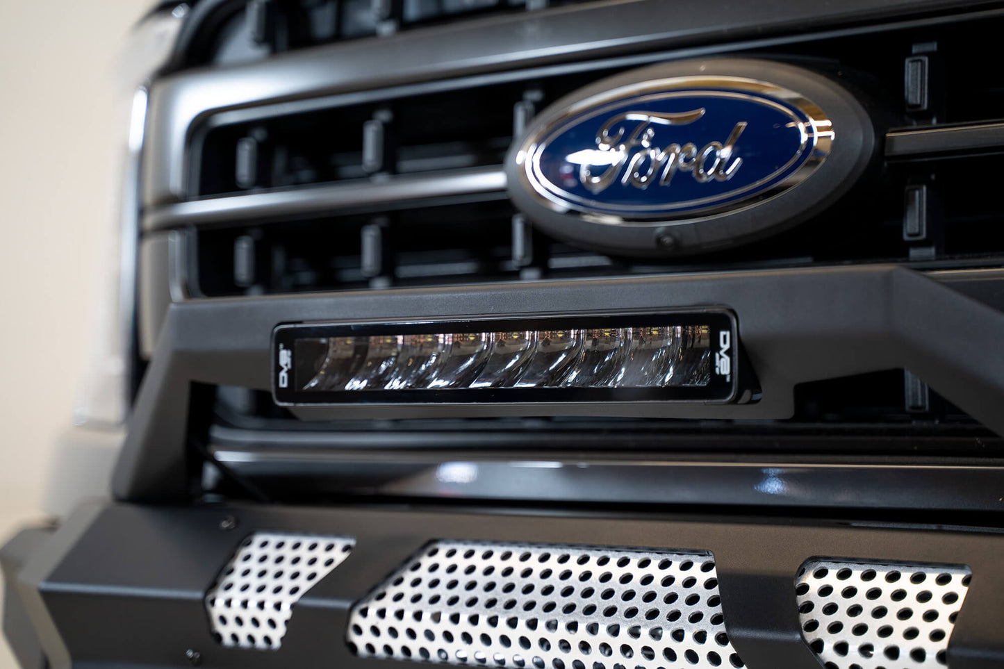 UNVL 13in. HIGH PROFILE LED LIGHT BAR w/ FLOOD/SPOT COMBO PATTERN/SIDE MOUNTS by DV8 Offroad