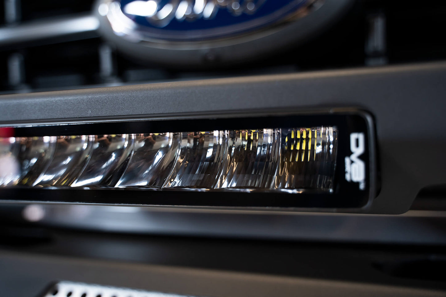 UNVL 13in. HIGH PROFILE LED LIGHT BAR w/ FLOOD/SPOT COMBO PATTERN/SIDE MOUNTS by DV8 Offroad