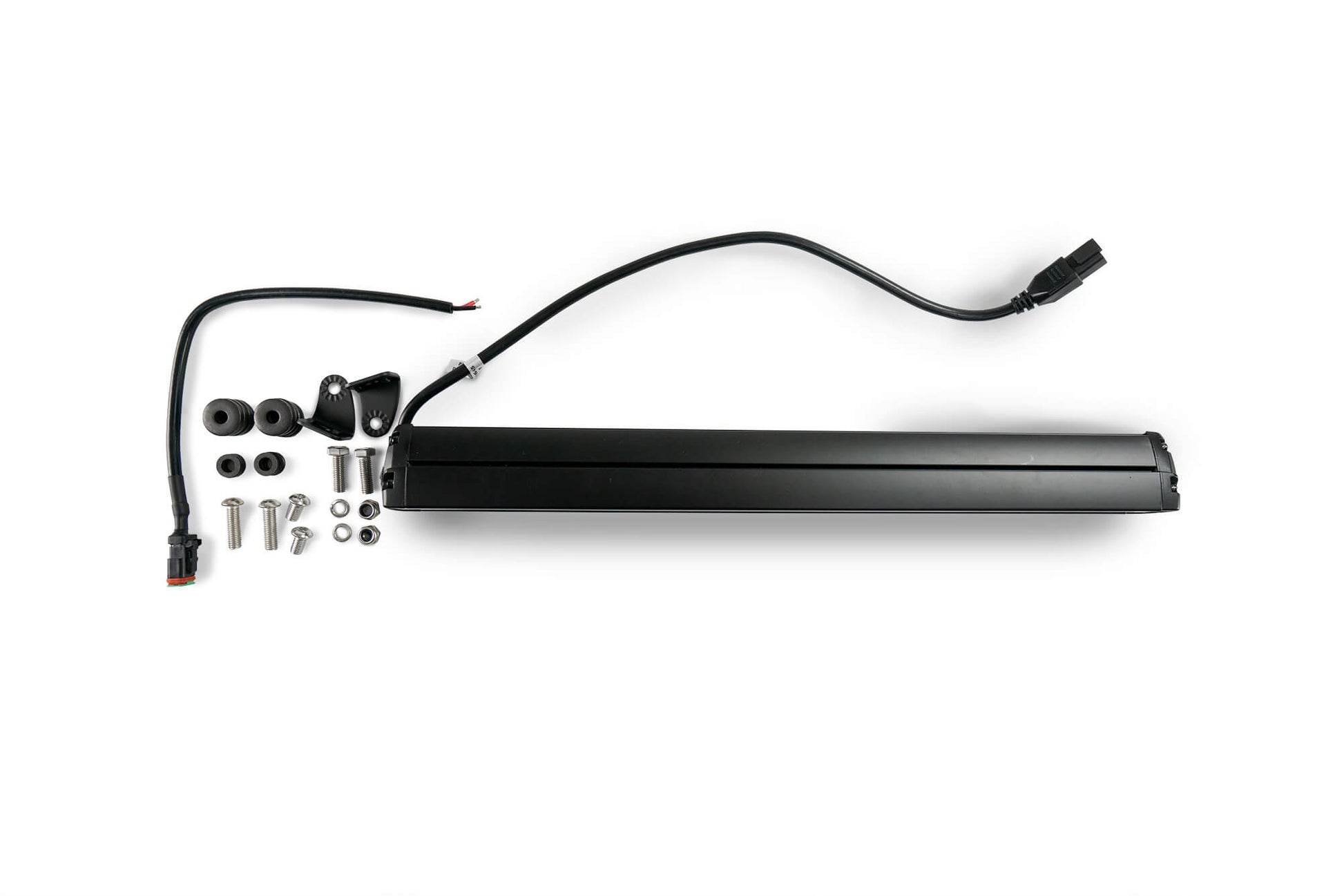 UNIVERSAL 20in. SINGLE ROW LED LIGHT BAR w/ FLOOD/SPOT COMBO PATTERN/SIDE MOUNTS by DV8 Offroad