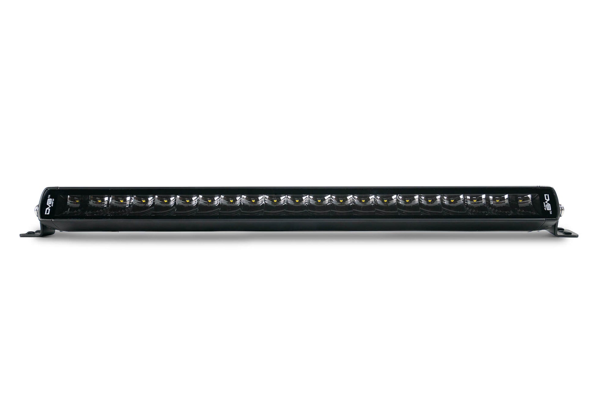 UNIVERSAL 20in. SINGLE ROW LED LIGHT BAR w/ FLOOD/SPOT COMBO PATTERN/SIDE MOUNTS by DV8 Offroad