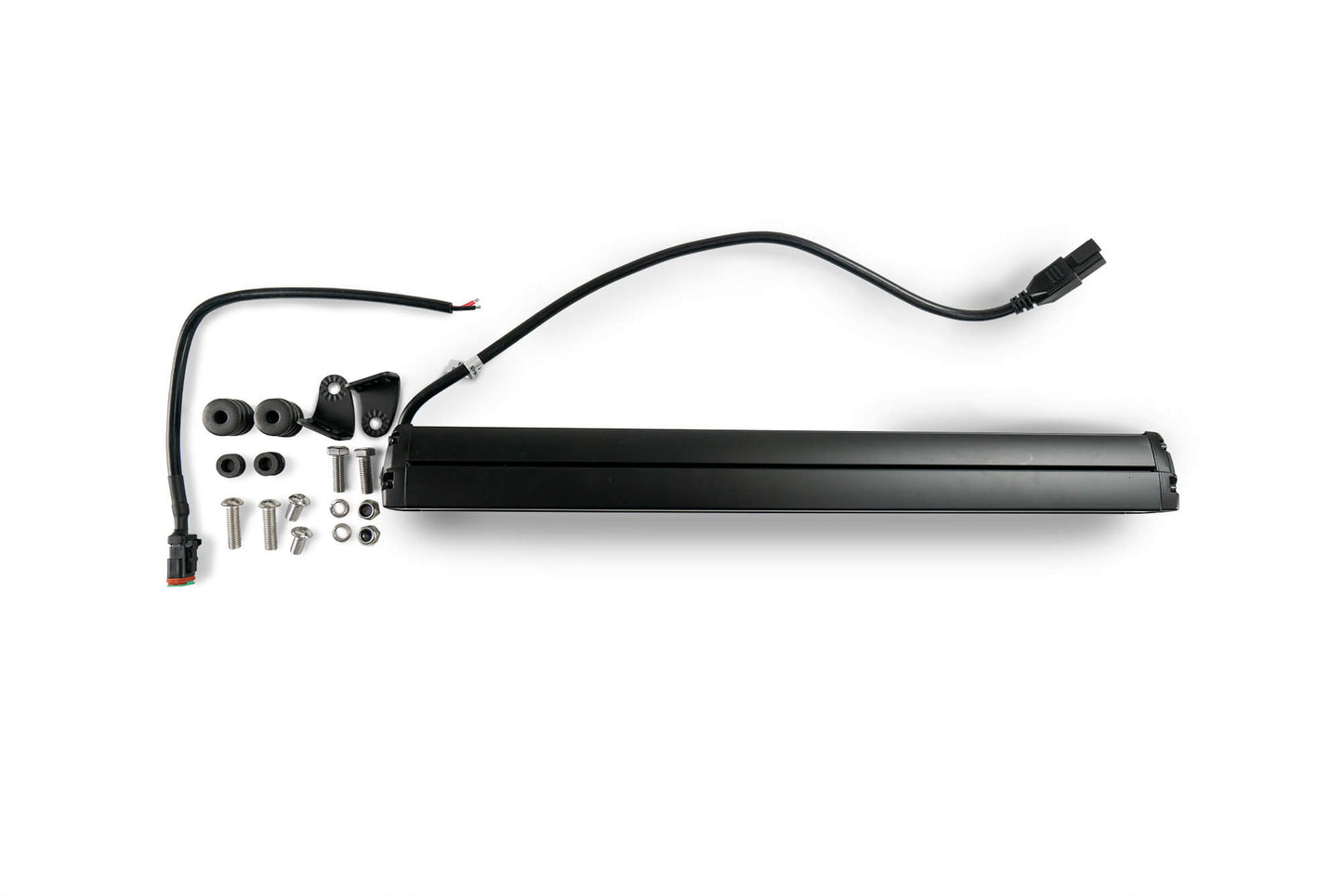 UNIVERSAL 20in. SINGLE ROW LED LIGHT BAR w/ FLOOD/SPOT COMBO PATTERN/SIDE MOUNTS by DV8 Offroad