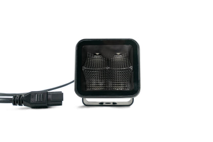BE3EW40W UNIVERSAL 3 INCH CUBE LED LIGHT WITH FLOOD PATTERN AND POST MOUNT by DV8 Offroad