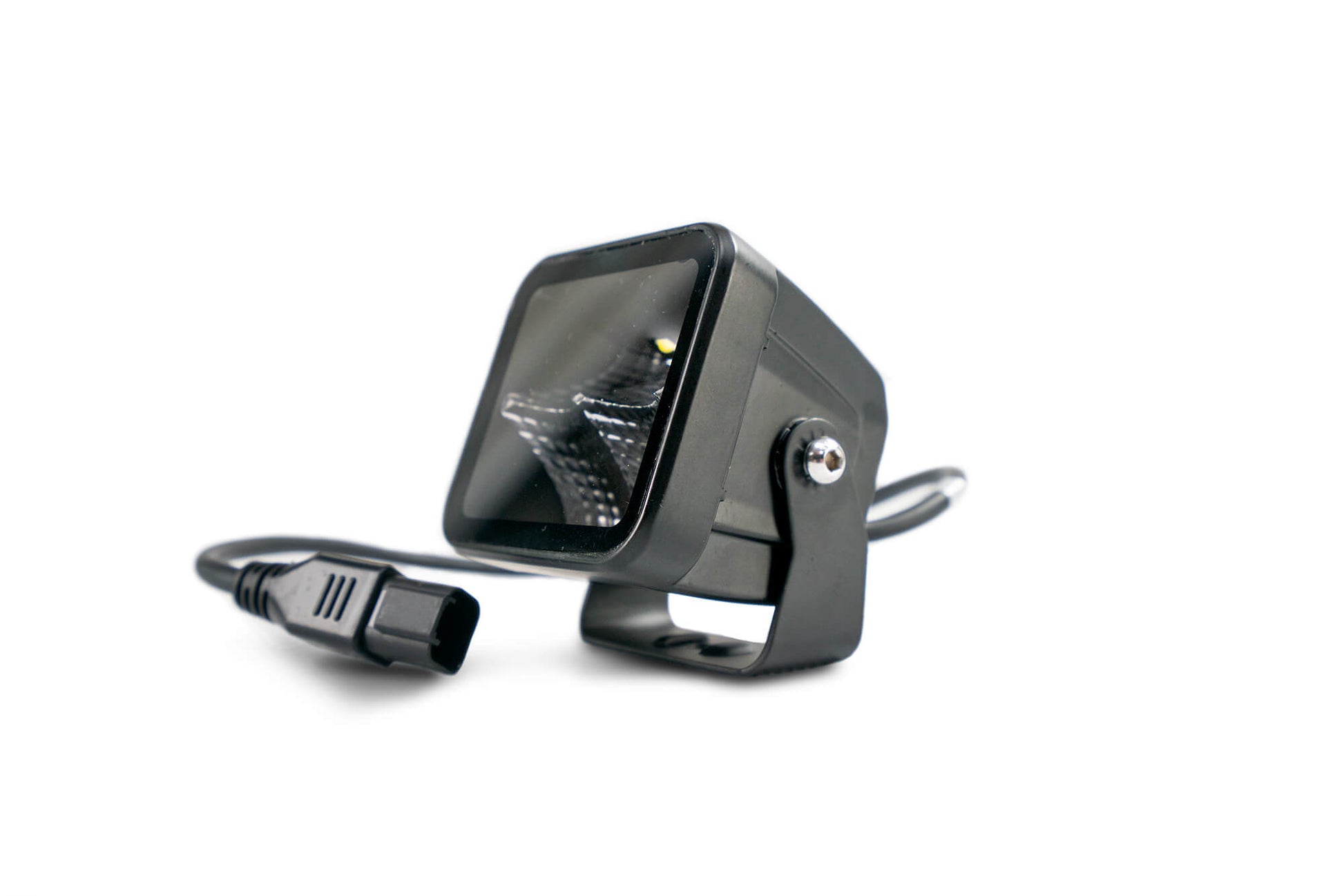 BE3EW40W UNIVERSAL 3 INCH CUBE LED LIGHT WITH FLOOD PATTERN AND POST MOUNT by DV8 Offroad