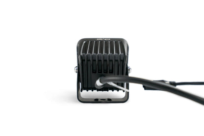 BE3EW40W UNIVERSAL 3 INCH CUBE LED LIGHT WITH FLOOD PATTERN AND POST MOUNT by DV8 Offroad