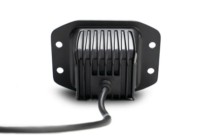 UNIVERSAL 3 in. CUBE LED LIGHT WITH FLOOD PATTERN AND FLUSH MOUNT PLATE BUILT IN by DV8 Offroad
