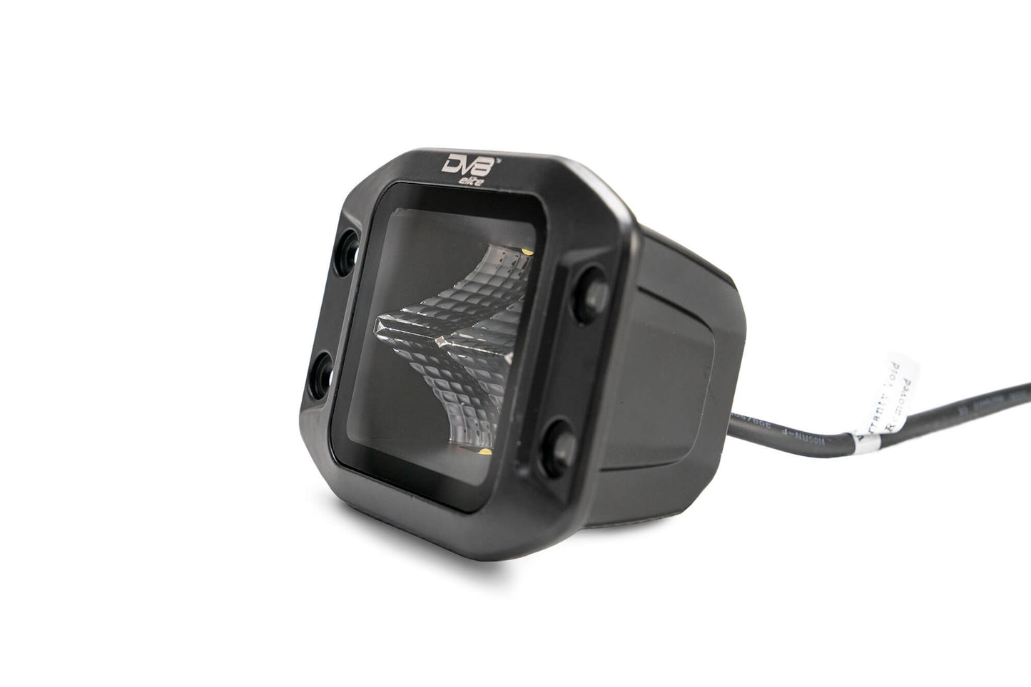 UNIVERSAL 3 in. CUBE LED LIGHT WITH FLOOD PATTERN AND FLUSH MOUNT PLATE BUILT IN by DV8 Offroad