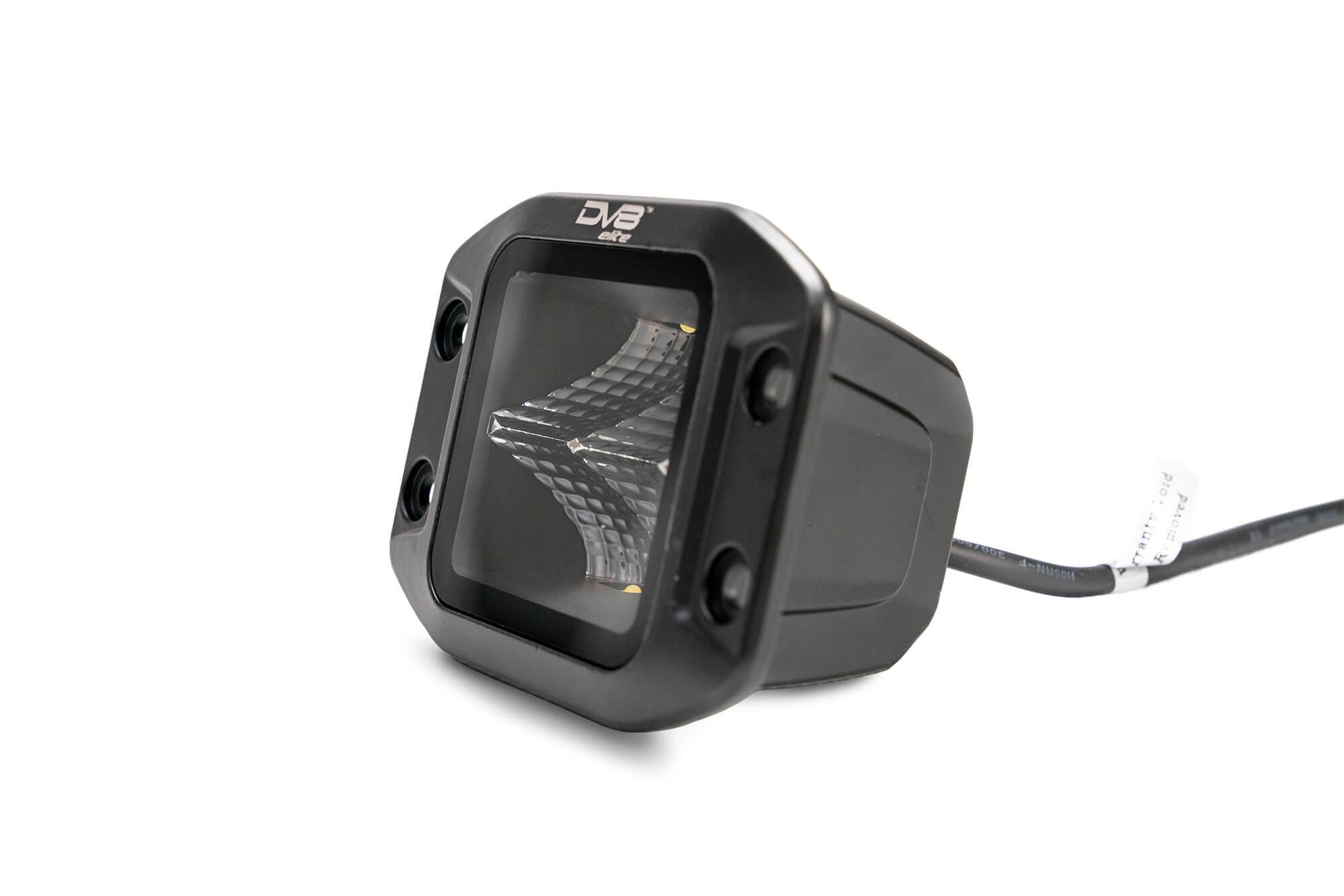 UNIVERSAL 3 in. CUBE LED LIGHT WITH FLOOD PATTERN AND FLUSH MOUNT PLATE BUILT IN by DV8 Offroad