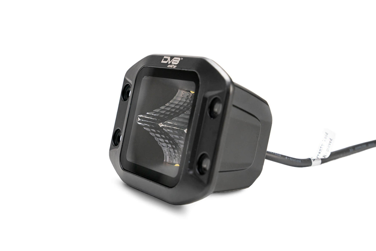 UNIVERSAL 3 in. CUBE LED LIGHT WITH FLOOD PATTERN AND FLUSH MOUNT PLATE BUILT IN by DV8 Offroad