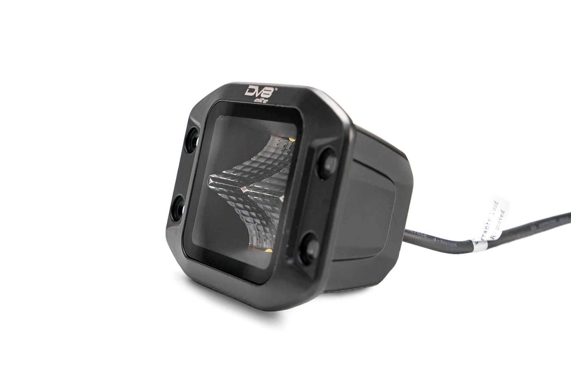 UNIVERSAL 3 in. CUBE LED LIGHT WITH FLOOD PATTERN AND FLUSH MOUNT PLATE BUILT IN by DV8 Offroad