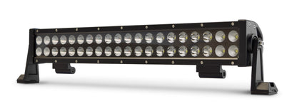 20 in. Dual Row LED Light Bar; Black Face by DV8 Offroad