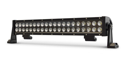 20 in. Dual Row LED Light Bar; Black Face by DV8 Offroad
