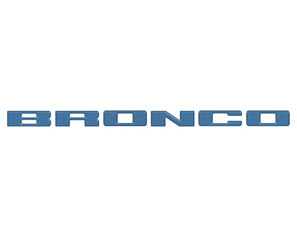 Front Grille Letters Overlays Fits 2021-2026 Ford Bronco Sport by Tufskinz.com