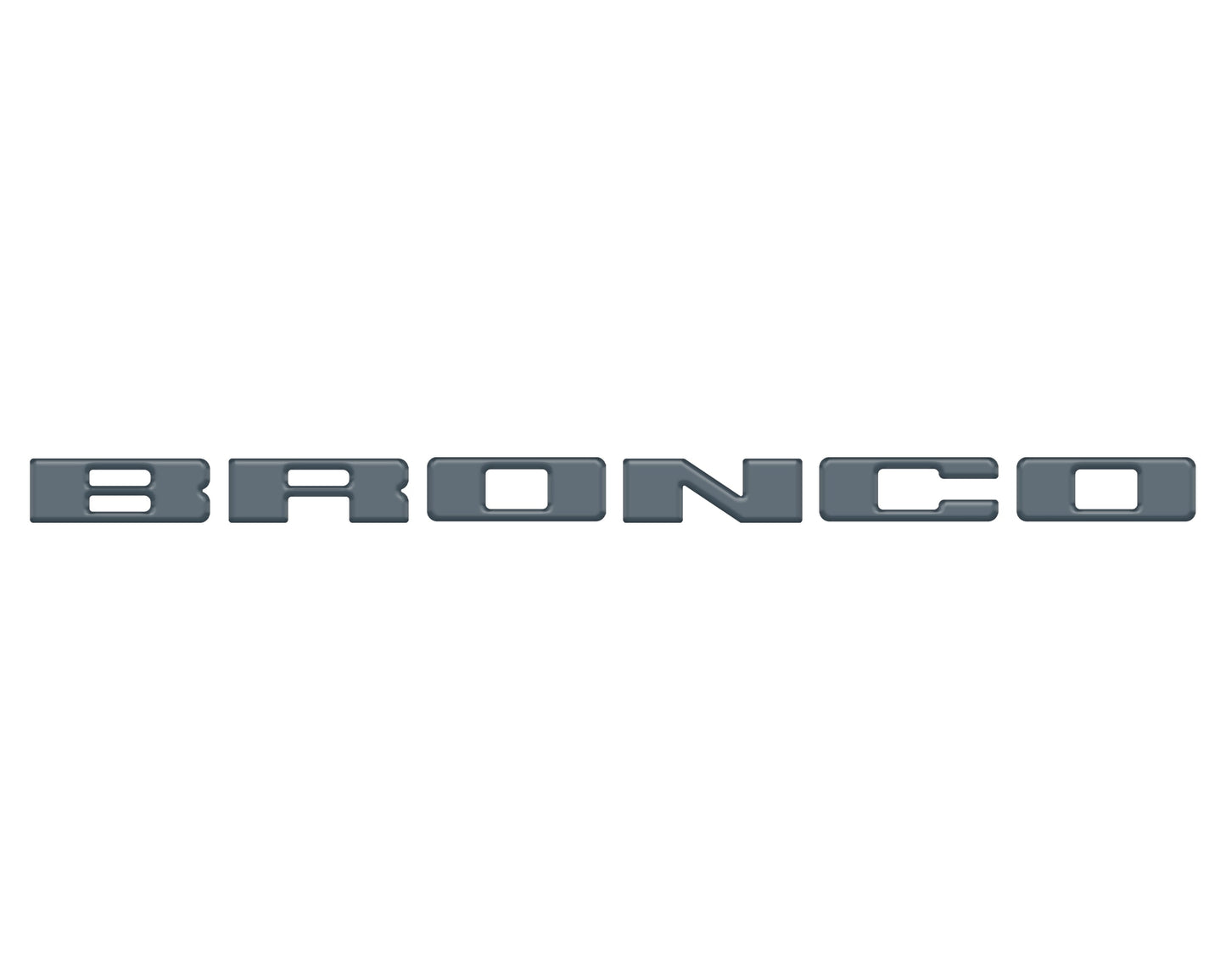 Front Grille Letters Overlays Fits 2021-2026 Ford Bronco Sport by Tufskinz.com