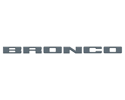 Front Grille Letters Overlays Fits 2021-2026 Ford Bronco Sport by Tufskinz.com