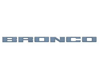 Front Grille Letters Overlays Fits 2021-2026 Ford Bronco Sport by Tufskinz.com