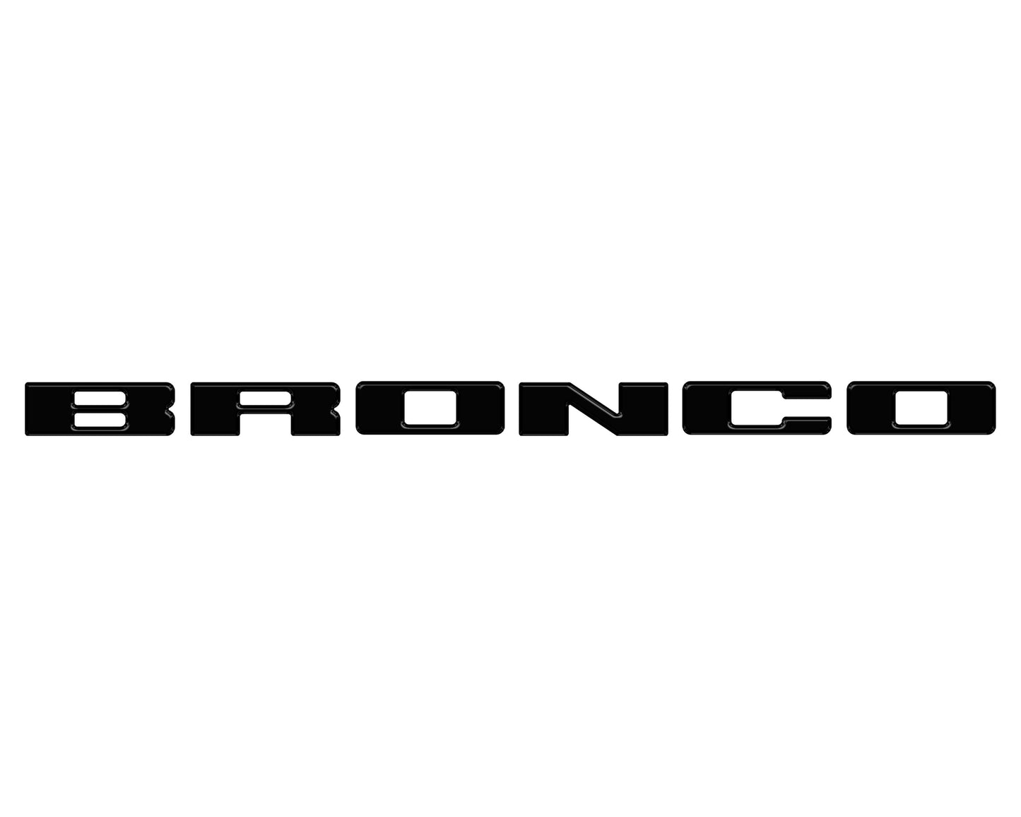 Front Grille Letters Overlays Fits 2021-2026 Ford Bronco Sport by Tufskinz.com