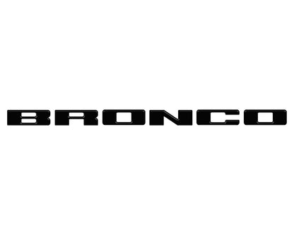Front Grille Letters Overlays Fits 2021-2026 Ford Bronco Sport by Tufskinz.com