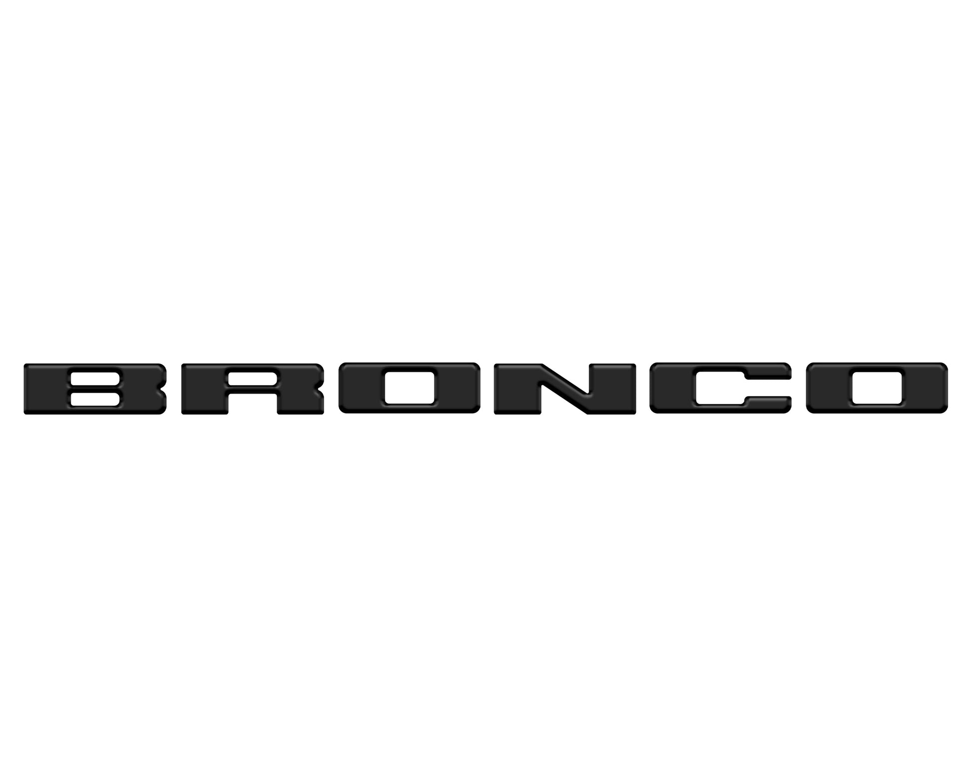 Front Grille Letters Overlays Fits 2021-2026 Ford Bronco Sport by Tufskinz.com