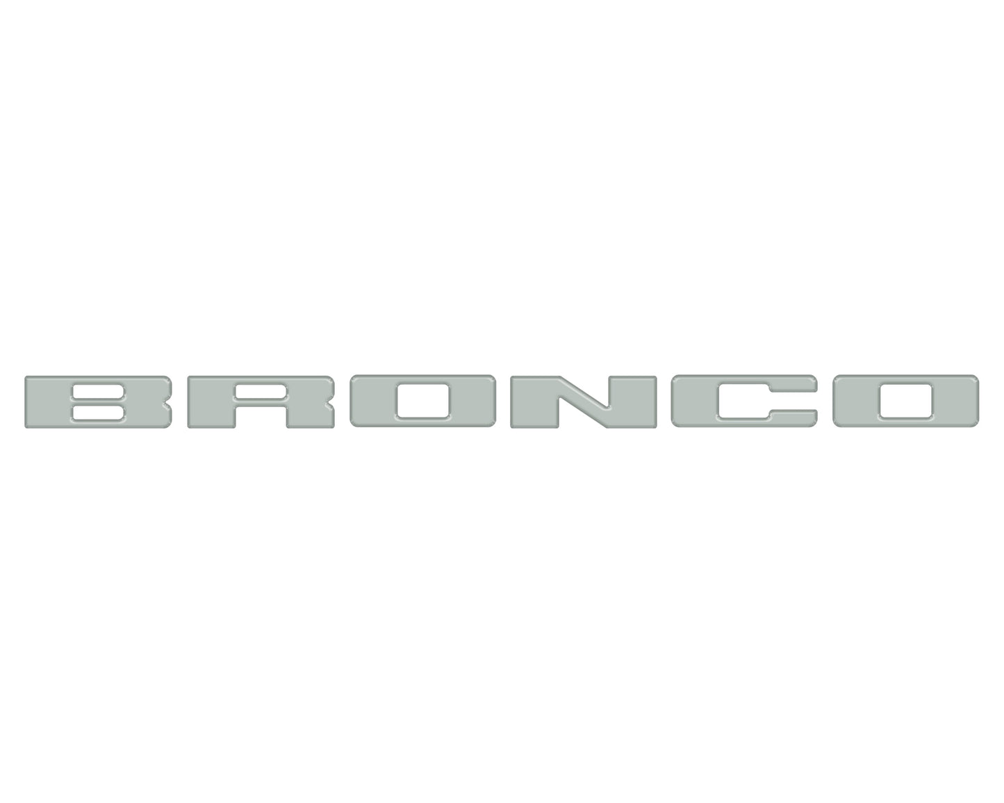 Front Grille Letters Overlays Fits 2021-2026 Ford Bronco Sport by Tufskinz.com