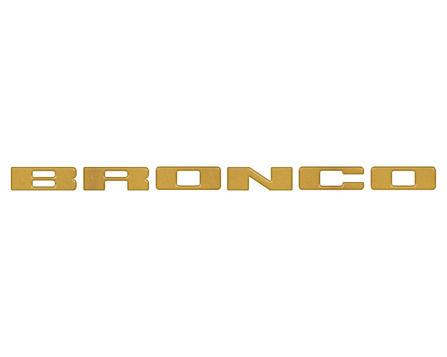 Front Grille Letters Overlays Fits 2021-2026 Ford Bronco Sport by Tufskinz.com