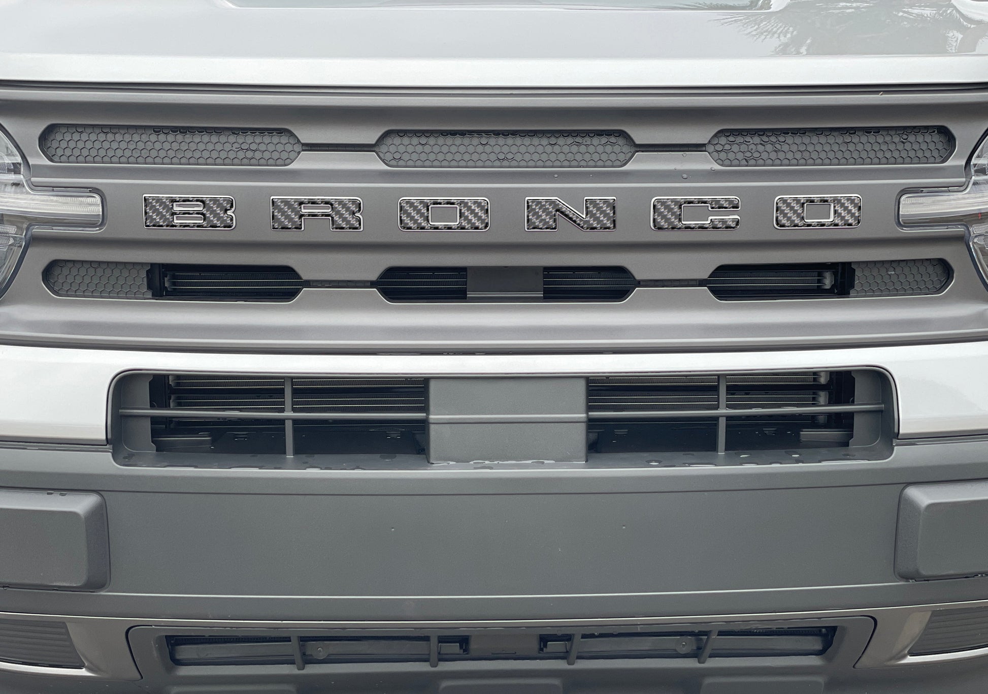 Front Grille Letters Overlays Fits 2021-2026 Ford Bronco Sport by Tufskinz.com