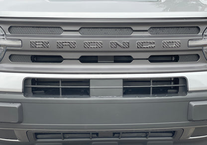 Front Grille Letters Overlays Fits 2021-2026 Ford Bronco Sport by Tufskinz.com