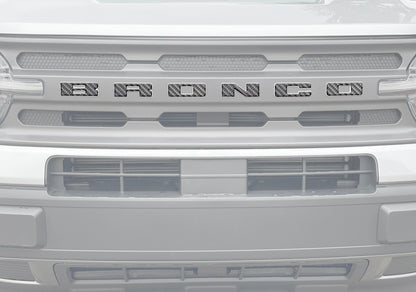 Front Grille Letters Overlays Fits 2021-2026 Ford Bronco Sport by Tufskinz.com