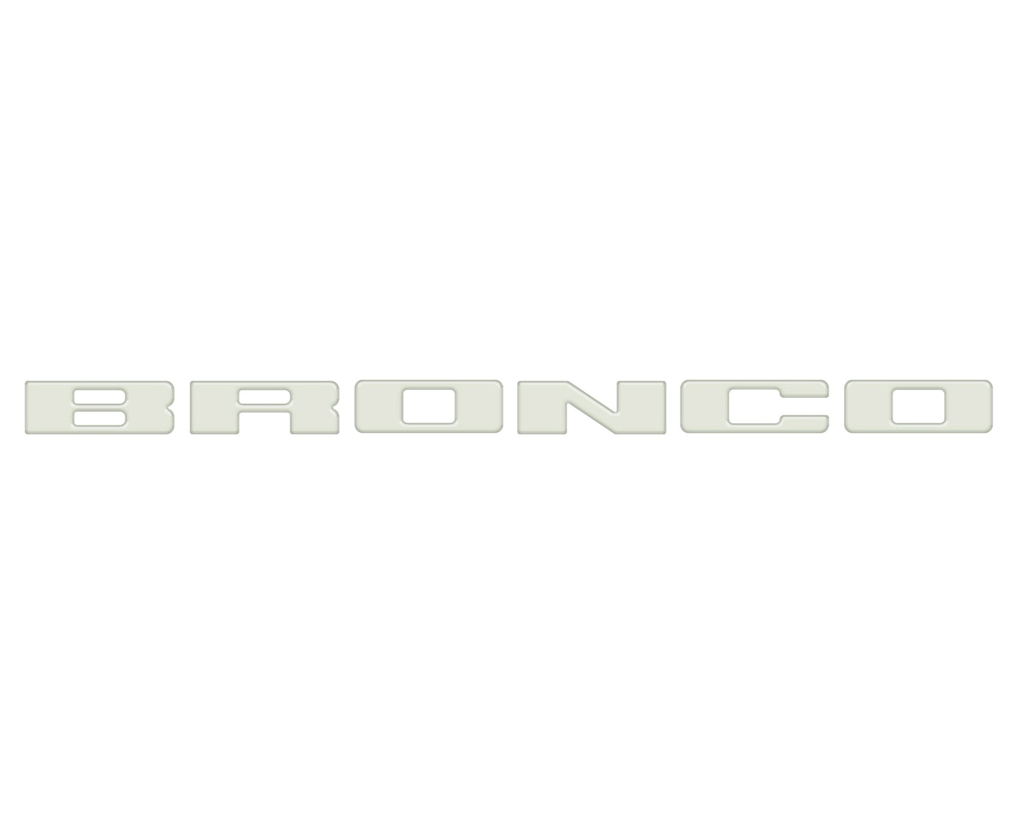 Front Grille Letters Overlays Fits 2021-2026 Ford Bronco Sport by Tufskinz.com