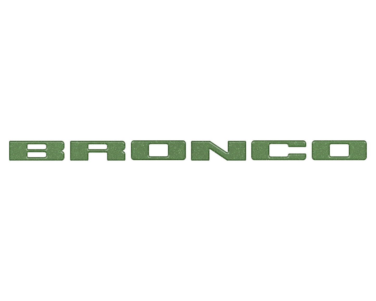 Front Grille Letters Overlays Fits 2021-2026 Ford Bronco Sport by Tufskinz.com