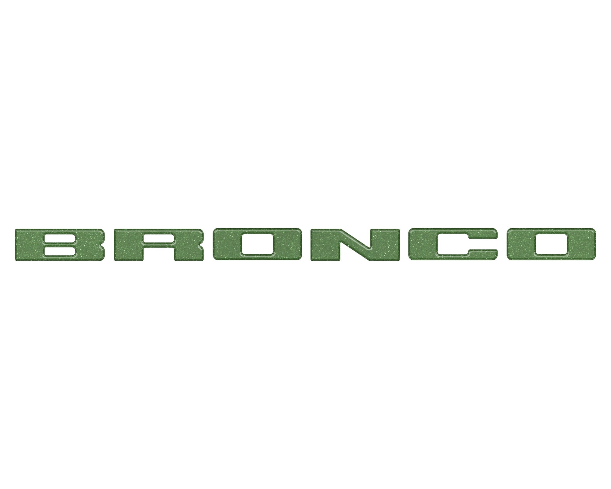 Front Grille Letters Overlays Fits 2021-2026 Ford Bronco Sport by Tufskinz.com