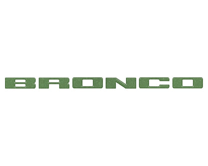 Front Grille Letters Overlays Fits 2021-2026 Ford Bronco Sport by Tufskinz.com