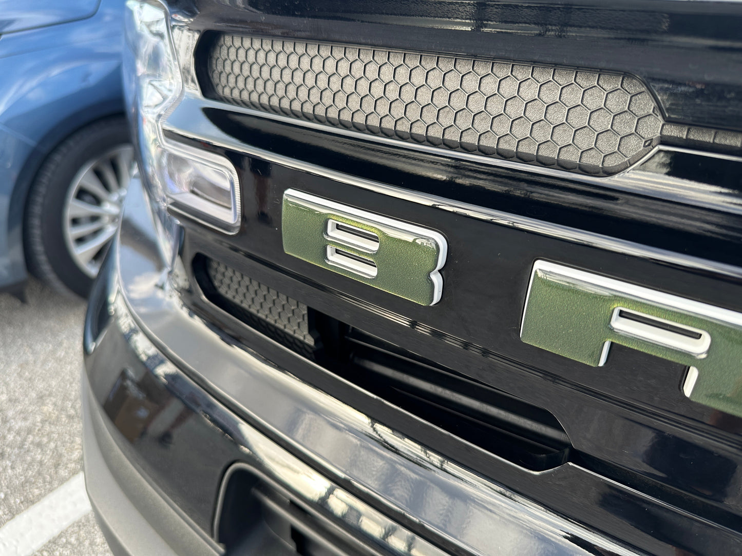 Front Grille Letters Overlays Fits 2021-2026 Ford Bronco Sport by Tufskinz.com