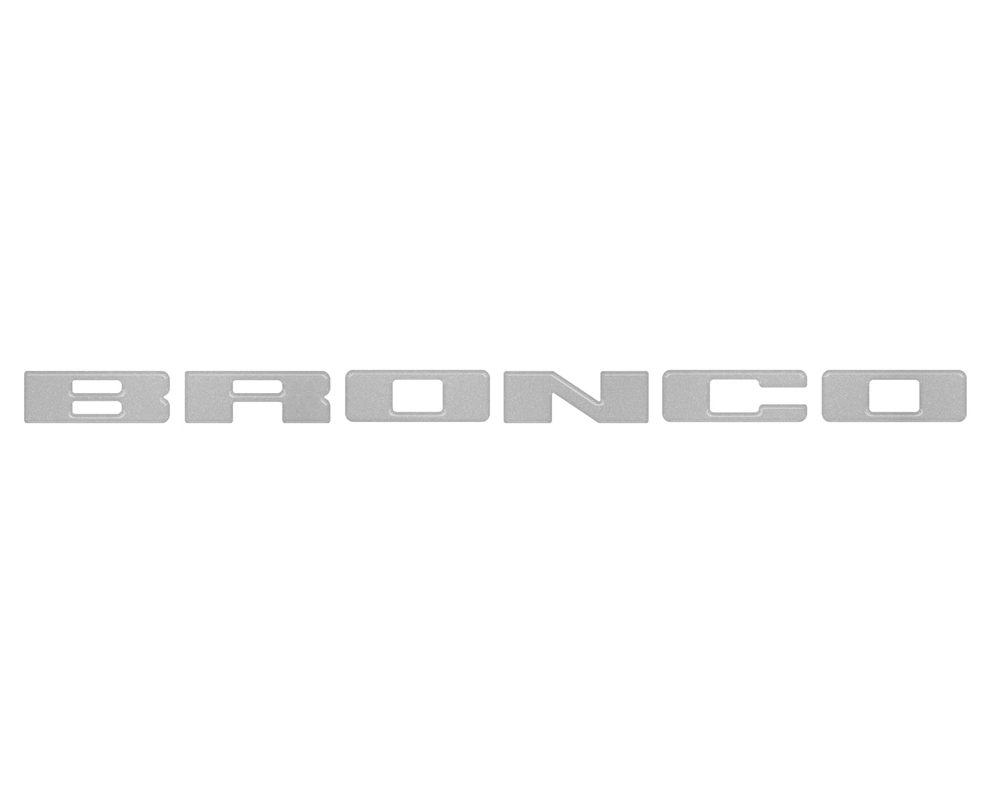 Front Grille Letters Overlays Fits 2021-2026 Ford Bronco Sport by Tufskinz.com