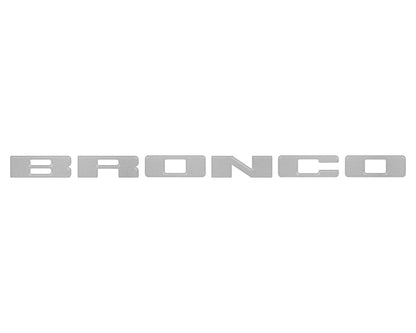 Front Grille Letters Overlays Fits 2021-2026 Ford Bronco Sport by Tufskinz.com