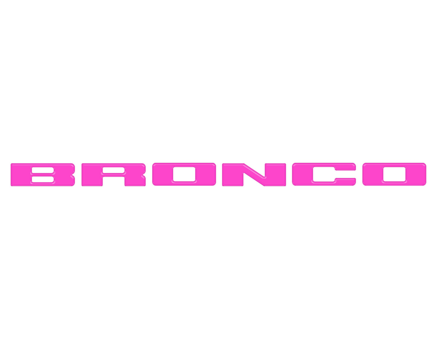 Front Grille Letters Overlays Fits 2021-2026 Ford Bronco Sport by Tufskinz.com
