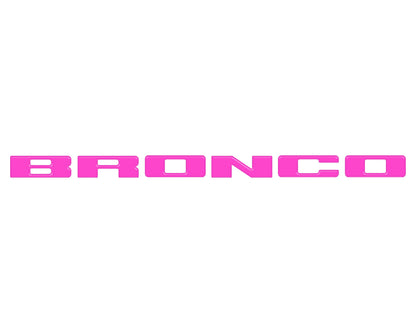 Front Grille Letters Overlays Fits 2021-2026 Ford Bronco Sport by Tufskinz.com