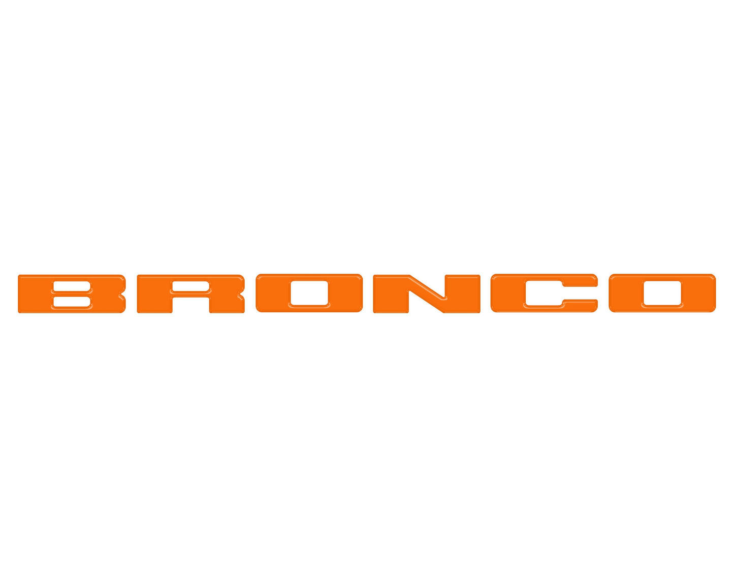 Front Grille Letters Overlays Fits 2021-2026 Ford Bronco Sport by Tufskinz.com