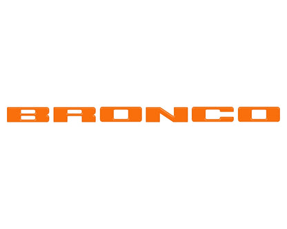Front Grille Letters Overlays Fits 2021-2026 Ford Bronco Sport by Tufskinz.com