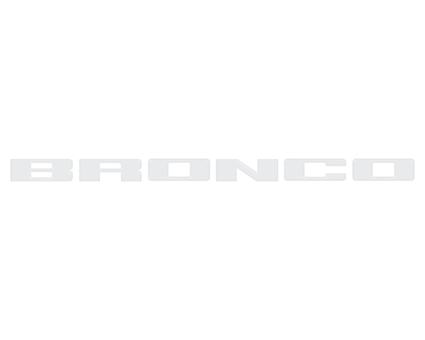 Front Grille Letters Overlays Fits 2021-2026 Ford Bronco Sport by Tufskinz.com