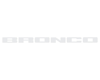 Front Grille Letters Overlays Fits 2021-2026 Ford Bronco Sport by Tufskinz.com